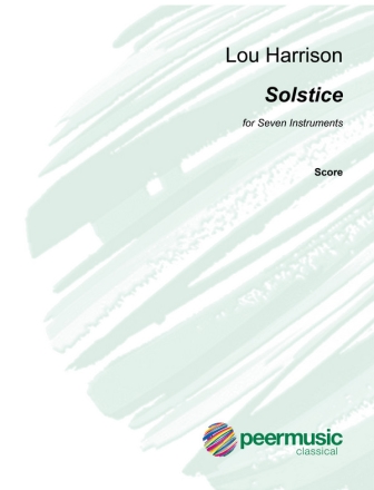 Solstice for 7 instruments (chamber ensemble) score