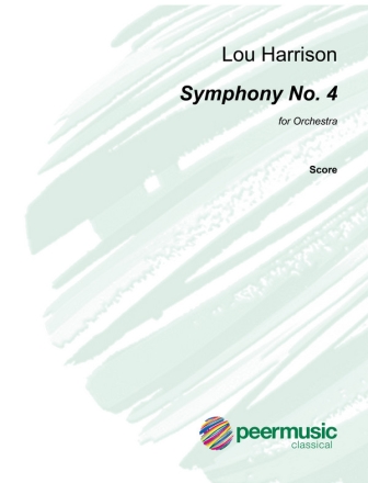 Symphony no.4 for orchestra score