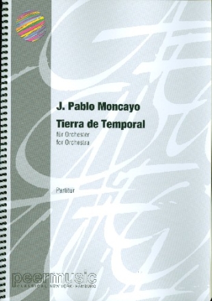 Tierra de Temporal for orchestra score