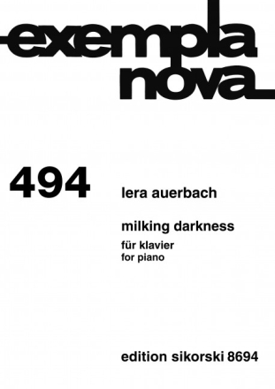 Milking Darkness fr Klavier