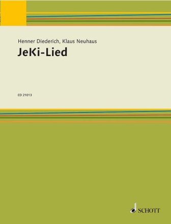 JeKi-Lied fr Kinderchor (1-2stg.) und flexibles Instrumentalensemble Chorpartitur