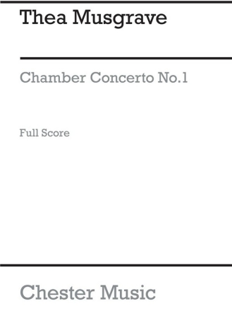Chamber Concerto No.1 for chamber orchestra score