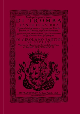 Modo per Imparare a Sonare di Tromba  facsimile reprint