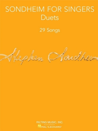 Sondheim for Singers - Duets: voice and piano score