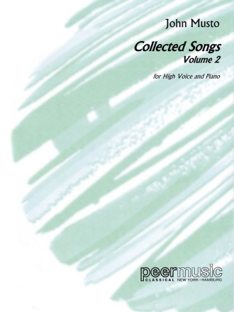 Collected Songs vol.2 for high voice and piano score