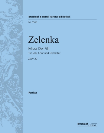 Missa dei filii ZWV20 fr Soli, gem Chor und Orchester Partitur