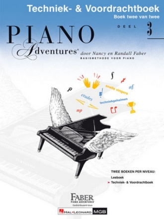 Piano Adventures vol.3 techniek- and voordrachtboek (nl)