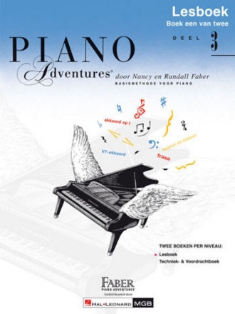 Piano Adventures vol.3 lesboek (nl)