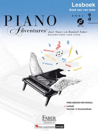 Piano Adventures vol.3 (+CD) lesboek (nl)
