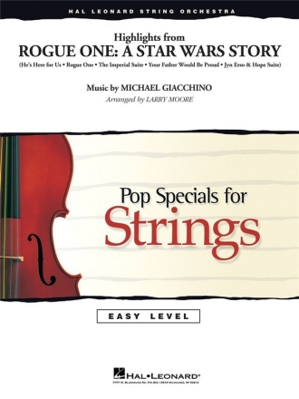 HL04492062 Highlights from Rogue One (A Star Wars Story): for string ensemble score and parts