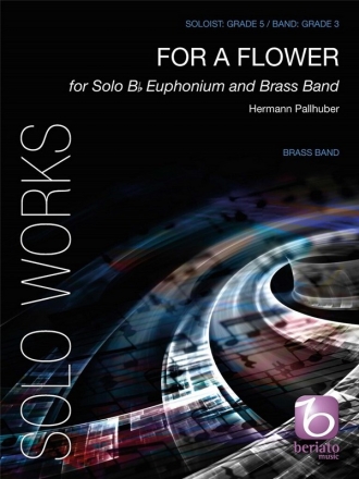 BMP18013677 For a Flower for euphonium and brass band score and parts