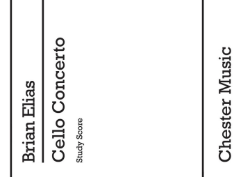 CH83886 Concerto for cello and orchestra score