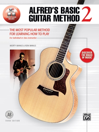 Alfred's basic Guitar Method vol.2 (+Online Audio Access) for guitar (notes, chords)