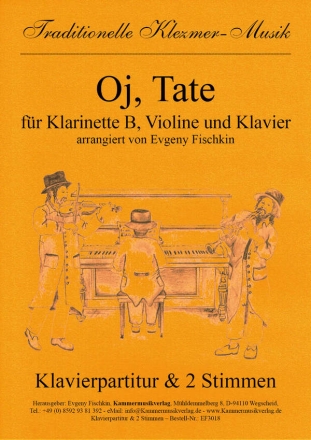 Oj Tate fr Klarinette, Violine und Klavier Stimmen