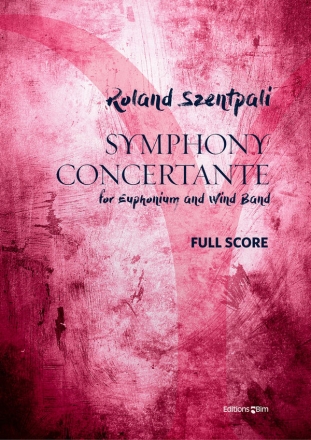 Symphony Concertante for euphonium and wind band full score