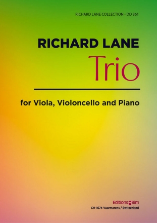 Trio for viola, cello and piano score and parts