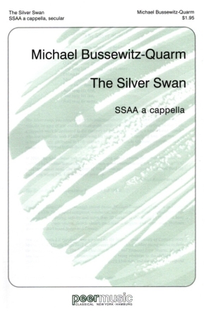 The Silver Swan for woman (SSAA) chorus a cappella score
