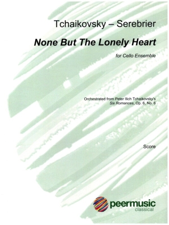 None but the Lonely Heart for 8 violoncelli score