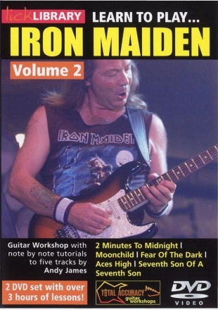 Iron Maiden, Learn To Play Iron Maiden - Volume 2 Gitarre DVD