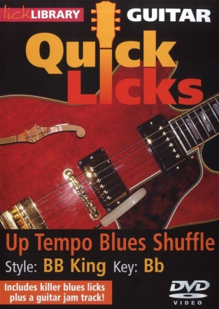 Quick Licks - BB King Up Tempo Blues Shuffle for guitar DVD