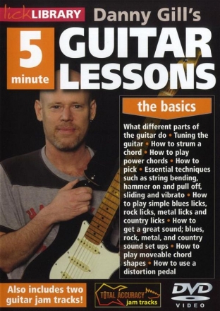 5 Minute Guitar Lessons DVD-Video Lick Library