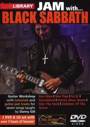 Jam With... Black Sabbath for guitar 2 DVDs