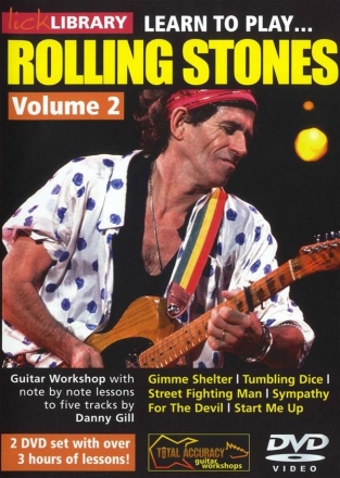 Learn To Play Rolling Stones - Volume 2 Gitarre 2 DVDs