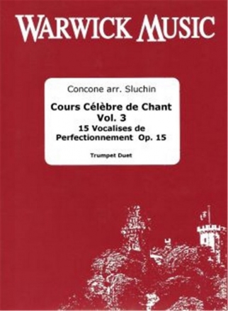 Giuseppe Concone, Cours Celebre de Chant Vol 3 Trompetenduo Buch