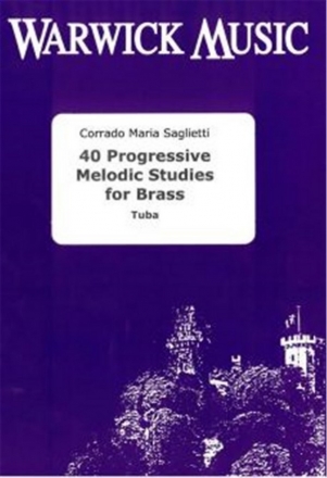 40 Progressive Melodic Studies for Brass for tuba