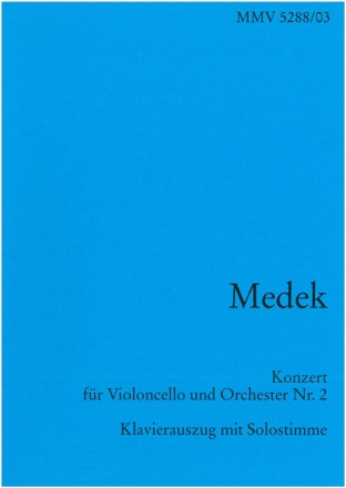 Konzert fr Violoncello und Orchester II Violoncello und Orchester Klavierauszug