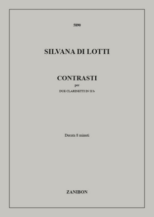 S. Di Lotti Contrasti 2 or more Clarinets