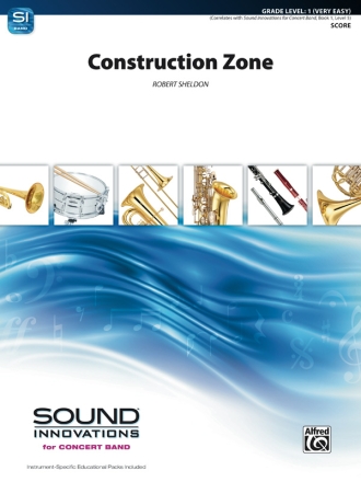 Construction Zone (cband score/parts)  Symphonic wind band