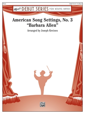 American Song Settings 3 (c/b)  Symphonic wind band