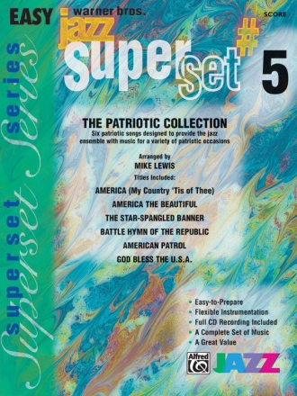 Lewis, Mike (arranger)Superset No.5: Patriotic Coll (score) Jazz band