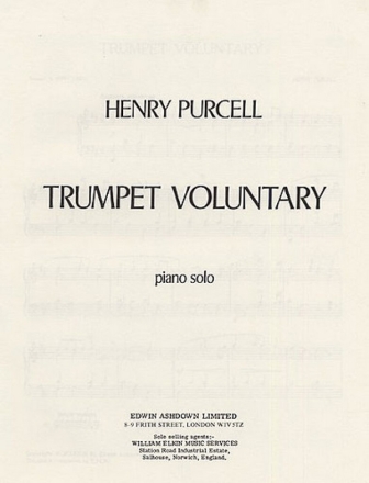 Henry Purcell: Trumpet Voluntary (Piano) Piano Instrumental Work