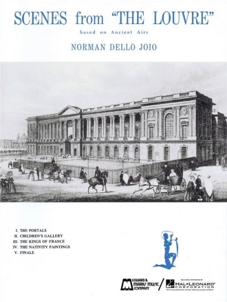 Norman Dello Joio Scenes From The Louvre Concert Band Partitur + Stimmen