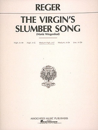 Max Reger, Virgin's Slumber Song Medium Voice and Piano Buch