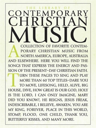 The Library of Contemporary Christian Music Piano, Vocal and Guitar Buch