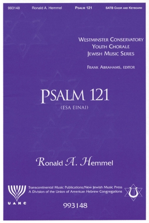 Ronald Hemmel, Psalm 121 Esa Einai SATB Chorpartitur