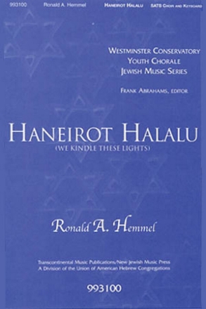 Ronald Hemmel, Haneirot Halalu SATB Chorpartitur