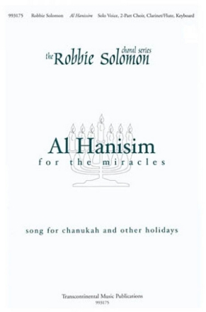 Robbie Solomon, Al Hanisim for The Miracles 2-Part Choir Chorpartitur
