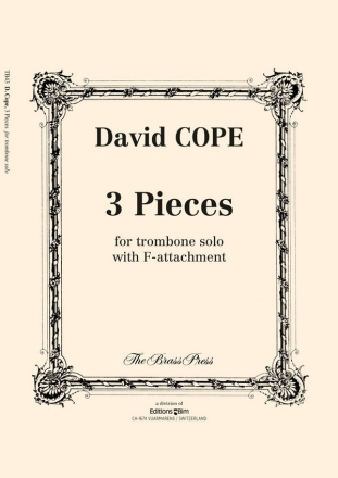 David Cope, 3 Pieces Posaune Buch