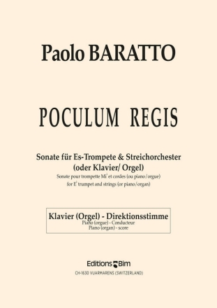 Paolo Baratto, Poculum Regis Trompete und Klavier Klavierauszug