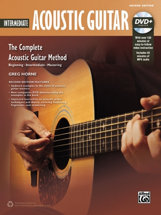 Intermediate Acoustic Guitar  (+DVD): for guitar/tab