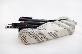 Stift-Etui Music 20x10 cm