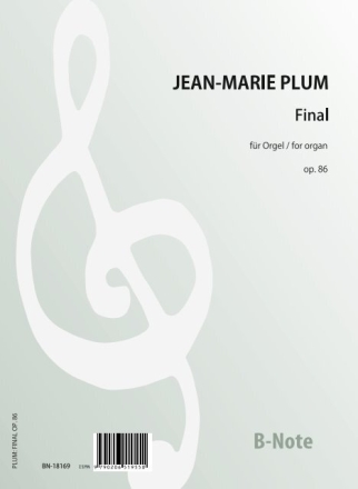 Final pour orgue op.86 Orgel Spielnoten