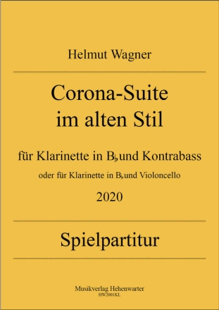 Corona-Suite im alten Stil (2020) fr Viola und Violoncello (Kontrabass) Spielpartitur