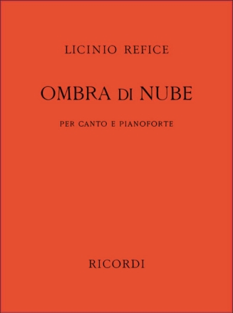 Ombra di nube Vocal and Piano Book