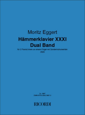 Hmmerklavier XXXI - Dual Band Piano Duet Book