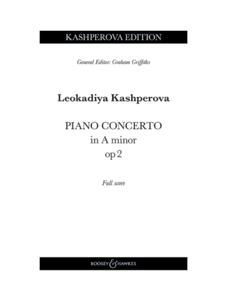 Piano Concerto in A minor op. 2 for piano and orchestra score